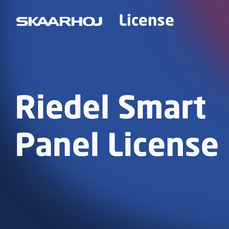 Riedel Smart Panel Reactor license